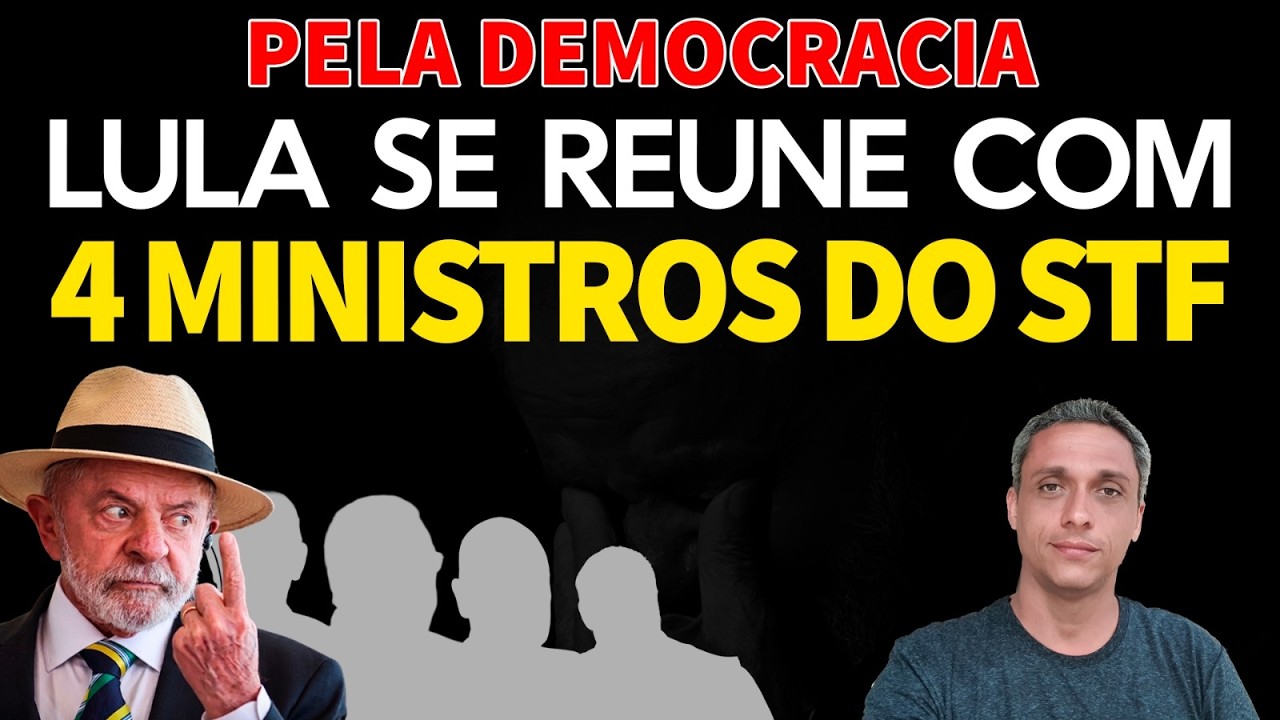 Pela democracia! LULA faz reunião "secreta" com 4 ministros do STF regada a uísque