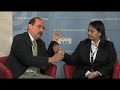GRF Davos - Swati Mitra and Manuel Dengo (Development Assistance Research Associates (DARA))