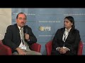 GRF Davos - Swati Mitra and Manuel Dengo (Development Assistance Research Associates (DARA))