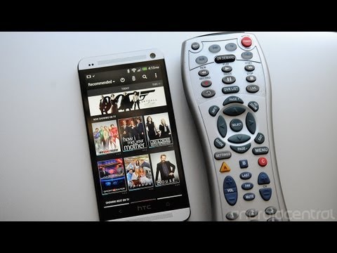Using the HTC One infrared remote to watch TV