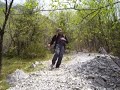 Discesa su ghiaione Discesa su ghiaione