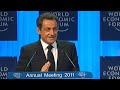 Davos Annual Meeting 2011 - Nicolas Sarkozy - Vision for the G20