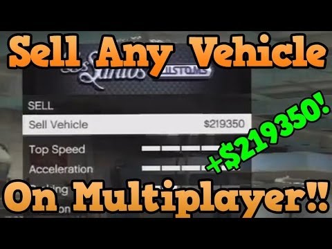 how to sell personal vehicle gta v