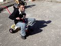Monju-learning to ride a bike