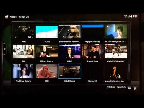 How to Configure MashUp to Watch Live TV and Live Sports Events on XBMC