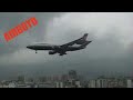 Candian Airlines DC-10 landing Hong Kong Kai Tak Airport 香港 啟德機場