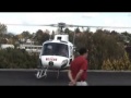 Rescue helicopter at Waikato Hospital, Hamilton