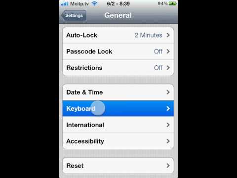 how to turn spell check off on a iphone
