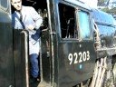 9F Black Prince backs-up at GWR Steam Fair