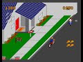 paperboy is a 1984 arcade game by atari games. the players take the role of a paperboy who delivers newspapers along a suburban street on his bicycle. this game was innovative for its theme and novel controls. the player controls a paperboy on a bicycle delivering newspapers along a suburban street which is displayed in a cabinet perspective view. the player attempts to deliver a week of daily newspapers to subscribing customers, attempts to vandalize non-subscribers' homes and must avoid hazards along the street. subscribers are lost by missing a delivery or damaging a subscriber's house. the game begins with a choice of difficulty levels: easy street, middle road and hard way. the object of the game is to perfectly deliver papers to subscribers for an entire week and avoid crashing (which counts as one of the player's lives) before the week ends. the game lasts for seven in-game days, monday through sunday. controlling the paperboy with the handlebar controls, the player attempts to deliver newspapers to subscribers. each day begins by showing an overview of the street indicating subscribers and non-subscribers. subscribers and non-subscribers' homes are also easy to discern in the level itself,[1] with subscribers living in brightly colored houses, and non-subscribers living in dark houses. paperboy was ported to consoles and home computers, starting in 1986. in some of these versions, the player could assume the role of a papergirl instead of a paperboy. paperboy was  ... 