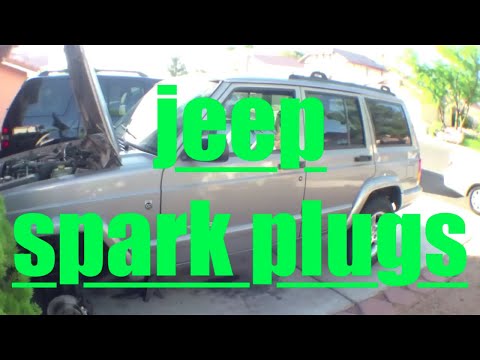 DIY How to replace install spark plugs 2001 Jeep Cherokee