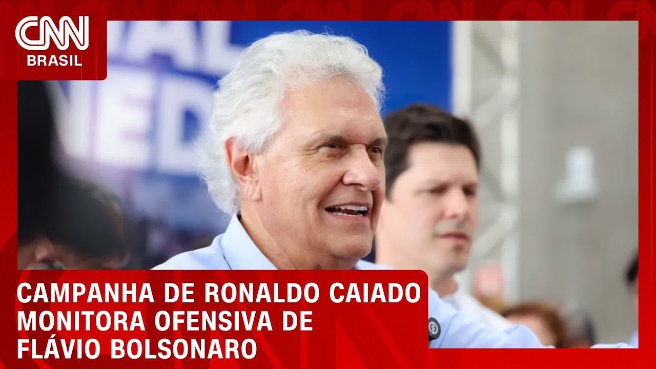 Campanha de Caiado monitora ofensiva de Flávio Bolsonaro por voto útil | CNN NOVO DIA
