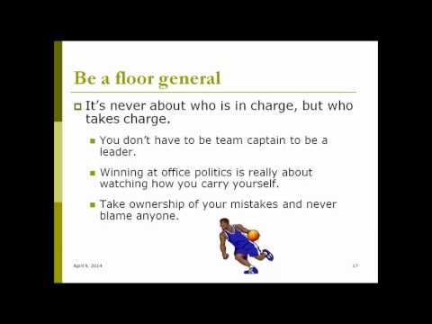 how to avoid office politics