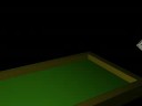 3D cube on table