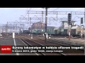 Syreny lokomotyw na stacji Leszno w hołdzie ofiarom... :: Video: Łukasz Witkowski