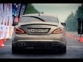 Mercedes CLS 63 AMG VS Mercedes S 65 AMG; Porsche Switzer R911 (1 mile - 25.5 sec.)