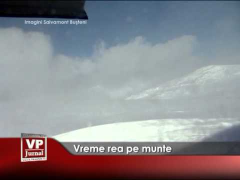 Vreme rea pe munte