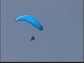 Paraglider water crash