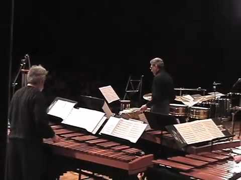 percussion education - NEXUS (Bob Becker, Bill Cahn, Robin Engelman, Russell Hartenberger, Garry Kvistad) performing in excerpts from a NEXUS Education concert in Kalamazoo, Michig...