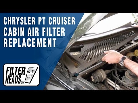 Cabin air filter replacement- PT Cruiser
