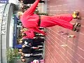 Old man on Roller skates