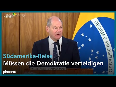 Pressekonferenz von Bundeskanzler Olaf Scholz  ...