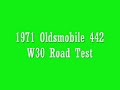 1971 Oldsmobile 442 W30 455 Convertible Road Test Drifting @ Grattan  raceway