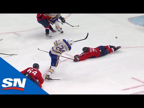 Dylan Cozens Snipes Home First NHL Goal With Wicked Snapshot