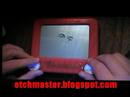 Bob Marley time lapse Etch-A-Sketch portrait