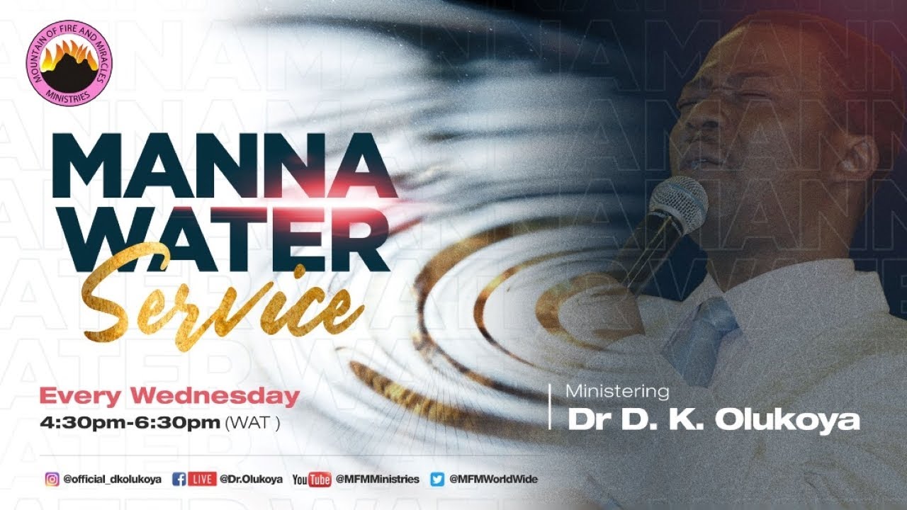 MFM Manna Water 12 January 2022, Live with Dr D.K. Olukoya