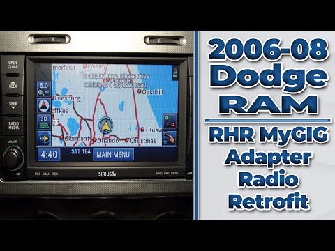 Quick & Easy MyGIG Navigation Radio RETRO-FIT Install for Select Chrysler Dodge Jeep Vehicles