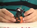 Arts Crafts Food Home simple sugarcraft fondant icing Halloween Jack O' Lantern black cat sugar-paste trick-or-treat