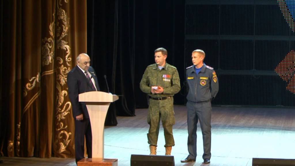 Donetsk. The arrival of the Abkhazian delegation 27.12.2014
