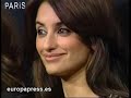 isabel coixet y pen�lope cruz presentaron  en madrid 'elegy', la pel�cula basada en la novela de philip roth, 'el animal moribundo', que se estren� en espa�a con un gran �xito de taquilla. la directora catalana afirm� que perder la oportunidad de dirigir su primer filme en hollywood 