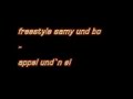 samy freestyle tape mit bo - appel und`n ei samy freestyle tape mit bo - appel und`n ei