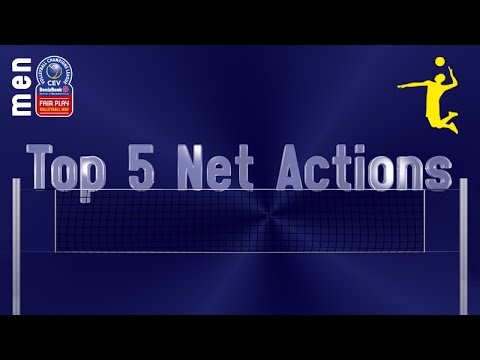 Stars in Motion: Top 5 Most Spectacular Net Actions - Volleyball Champions League Men - Leg 6