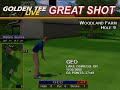 Golden Tee Great Shot on Woodland Farm!