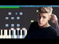 DJ Khaled, Justin Bieber, Quavo, Chance The Rapper, Lil Wayne - I'm The One - Piano Tutorial