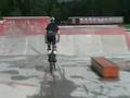 inspired bicycle ride in alings&aring;s skatepark