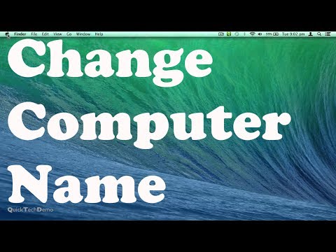 how to name a mac computer