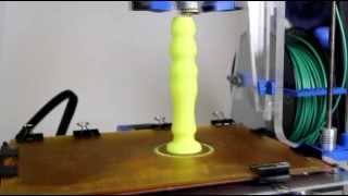 Leluv 3D Printed Color Changing DILDO Smoothie Time Lapse Sex Toy