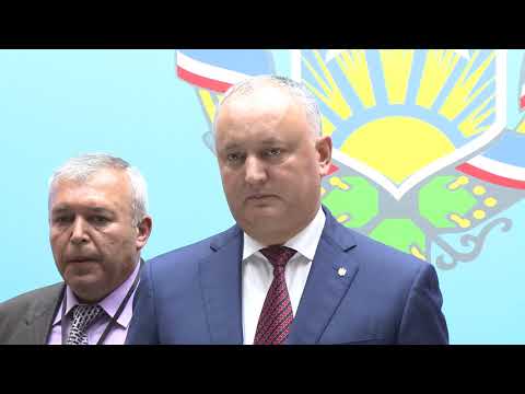 Igor Dodon și Recep Tayyip Erdoğan au efectuat o vizită în Găgăuzia