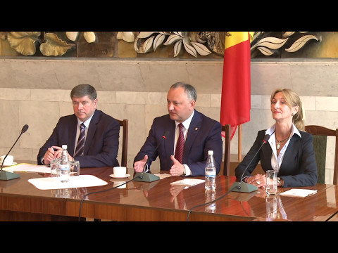 Președintele țării a avut o întrevedere cu ambasadorii Federației Ruse, UE, SUA, Turcia, majoritatea statelor din UE și CSI, alte țări prietene ale Republicii Moldova