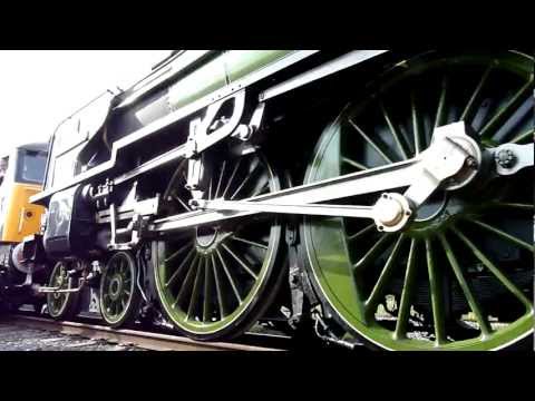 Flying Mallard and a Tornado