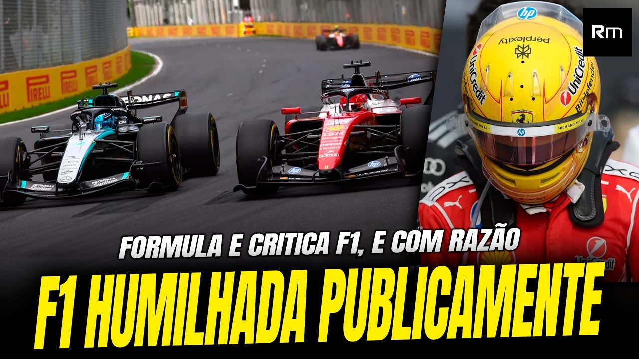 🚨 FORMULA E CRITICA E HUMILHA F1: "DEVIA SER SOBRE BARULHO E POTENCIA"