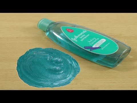 How to Make Slime with Baby Shampoo ! , Baby Shampoo & Salt Slime