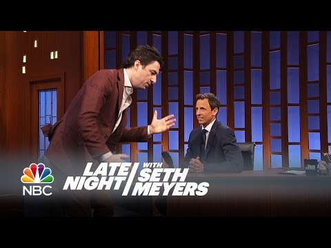 Zach Braff Had a Musical Theater-Themed Bar Mitzvah - Late Night with Seth Meyers