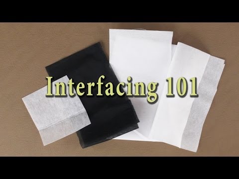 how to attach interfacing