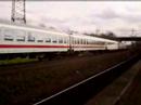 German Intercity passing Leverkusen-Rheindorf with 125 mph