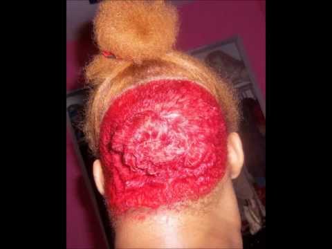 how to dye natural red hair blonde